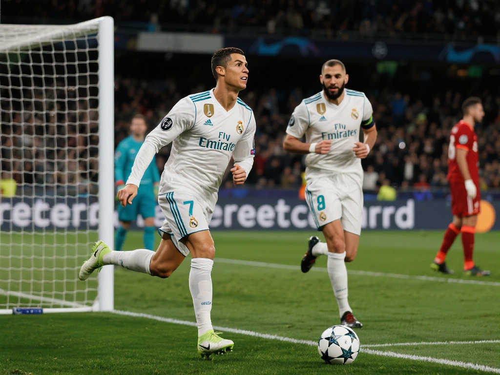 欧冠半决赛射手榜揭晓：C罗13球称霸，本泽马紧随其后